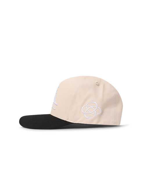 Reference Mirrored LA Hat - Cream/Black