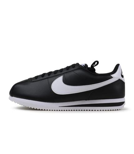 NIKE MENS CORTEZ - BLACK WHITE NIKE