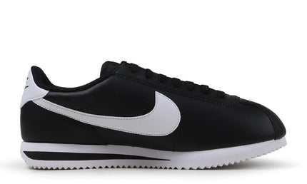 NIKE MENS CORTEZ - BLACK WHITE NIKE
