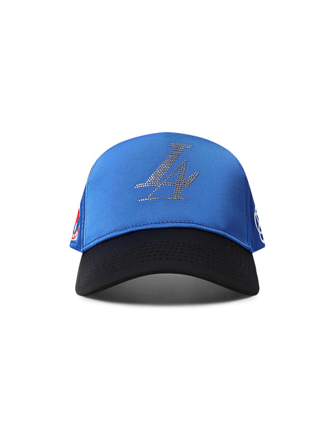 Reference Paradise La Crystals Hat - Royal Satin/Black