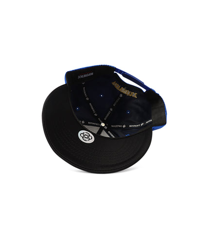 Reference Paradise La Crystals Hat - Royal Satin/Black