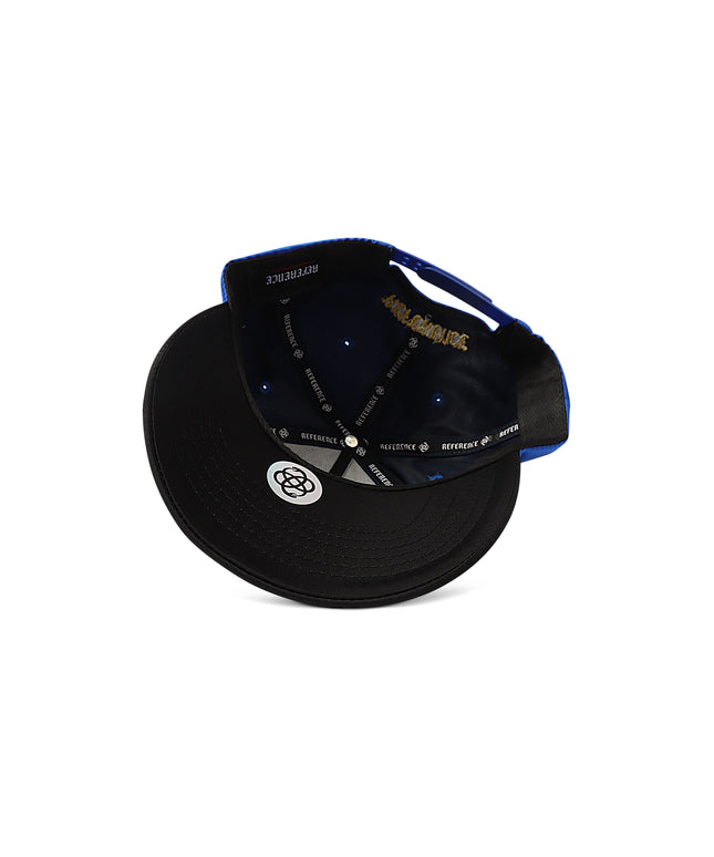 Reference Paradise La Crystals Hat - Royal Satin/Black