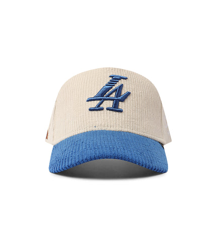 Reference Paradise La Corduroy Hat - Cream/Royal