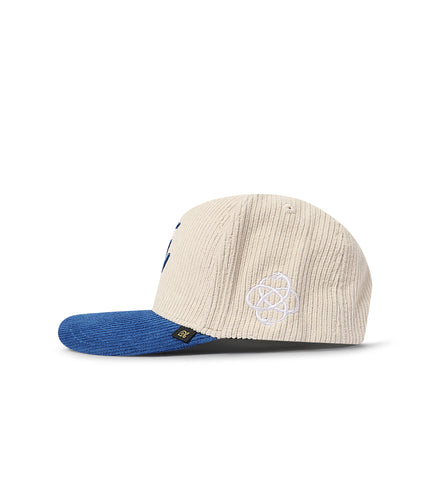 Reference Paradise La Corduroy Hat - Cream/Royal