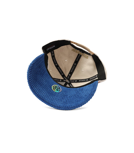 Reference Paradise La Corduroy Hat - Cream/Royal