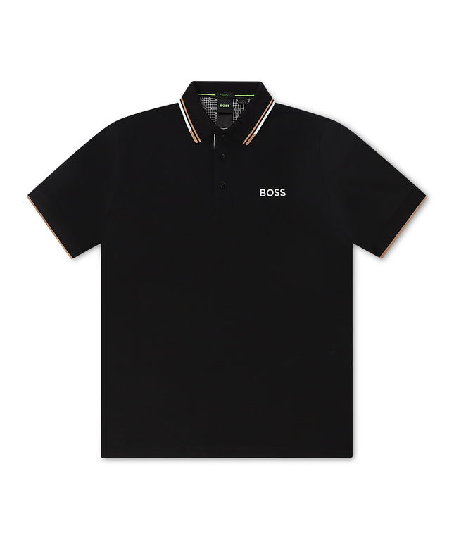 Boss Green Paddy Pro Polo - Black
