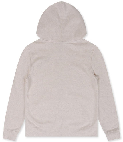 SERGE DE NIMES LOGO ZIP HOODIE - HEATHER OATMEAL SERGE DE NIMES