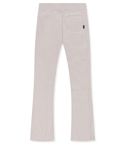 SERGE DE NIMES LOGO FLARE JOGGERS - HEATHER OATMEAL SERGE DE NIMES