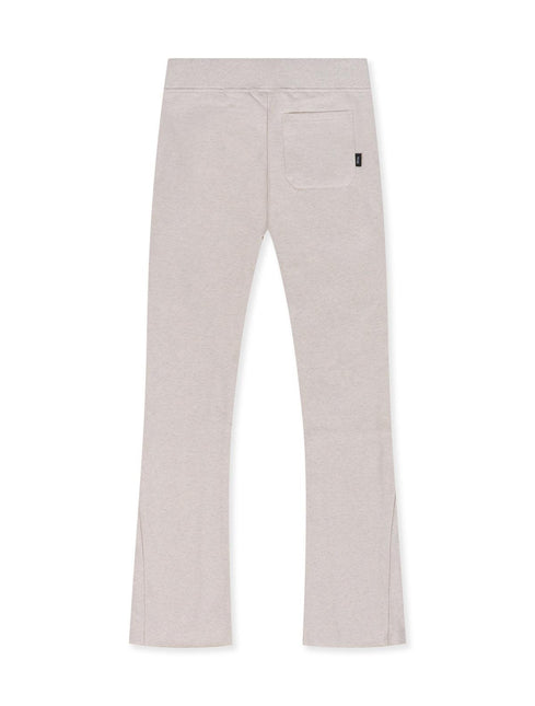 SERGE DE NIMES LOGO FLARE JOGGERS - HEATHER OATMEAL SERGE DE NIMES