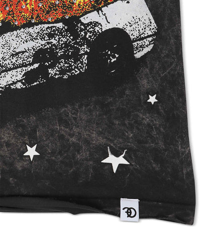 Frost Originals Motion Sick Cropped  Tee - Black