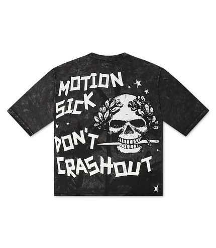Frost Originals Motion Sick Cropped  Tee - Black