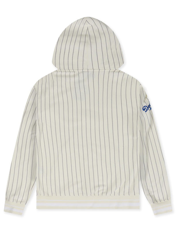 PROMAX BROOKLYN DODGERS PINSTRIPE RETRO  HOODIE - EGGSHELL PROMAX