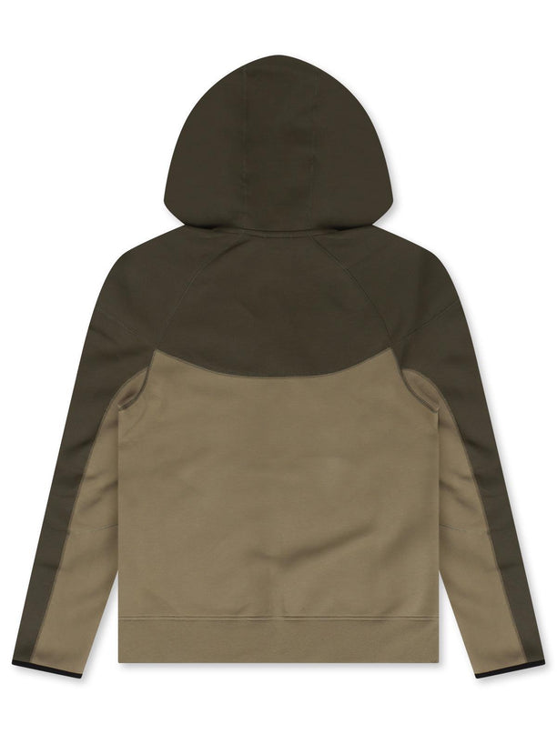 NIKE SPORTSWEAR TECH FLEECE HOODIE - MEDIUM OLIVE NIKE