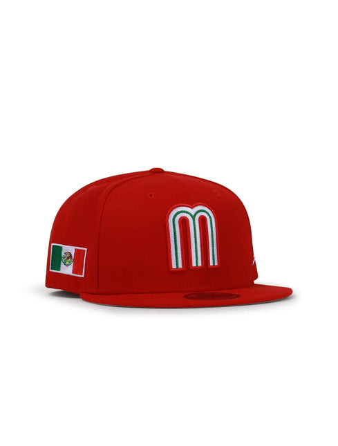 NEW ERA MEXICO HAT SNAPBACK - RED NEW ERA