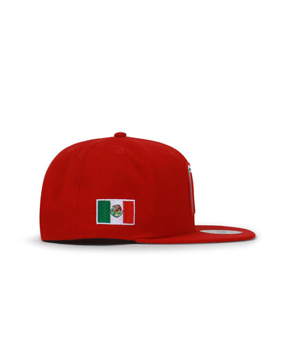 NEW ERA MEXICO HAT SNAPBACK - RED NEW ERA