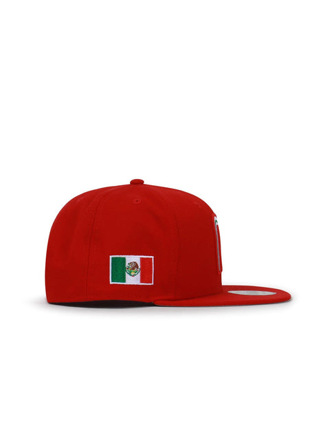 NEW ERA MEXICO HAT SNAPBACK - RED NEW ERA