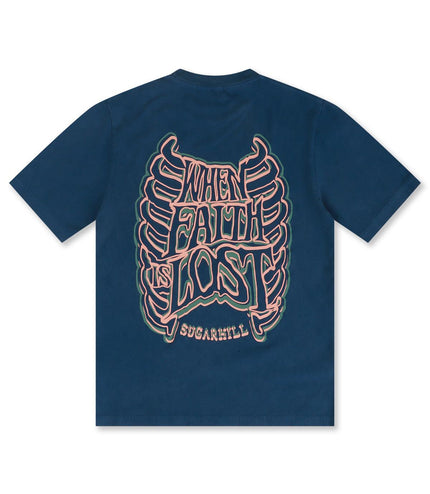 SUGARHILL AFTERLIFE TEE - VINTAGE BLUE SUGARHILL