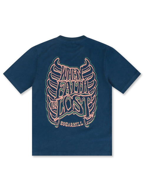 SUGARHILL AFTERLIFE TEE - VINTAGE BLUE SUGARHILL