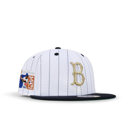 NEW ERA 5950 BROOKLYN DODGERS JACKIE ROBINSON HAT - STRIPE WHITE NEW ERA