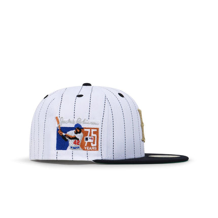 NEW ERA 5950 BROOKLYN DODGERS JACKIE ROBINSON HAT - STRIPE WHITE NEW ERA