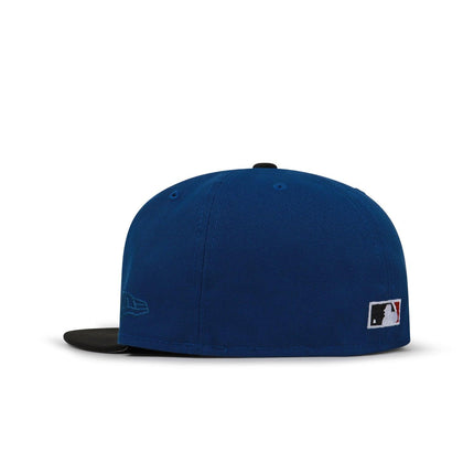 NEW ERA 5950 DODGERS 50TH ANNIVERSARY HAT - BLUE/BLACK NEW ERA