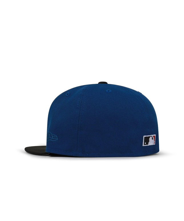 NEW ERA 5950 DODGERS 50TH ANNIVERSARY HAT - BLUE/BLACK NEW ERA