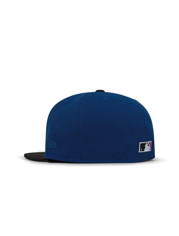 NEW ERA 5950 DODGERS 50TH ANNIVERSARY HAT - BLUE/BLACK NEW ERA