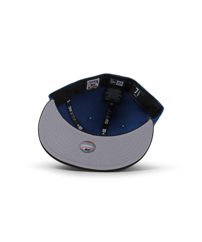 NEW ERA 5950 DODGERS 50TH ANNIVERSARY HAT - BLUE/BLACK NEW ERA