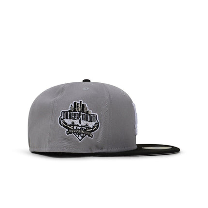 NEW ERA 5950 DODGERS 40TH ANNIVERSARY HAT - GRAY/BLACK NEW ERA