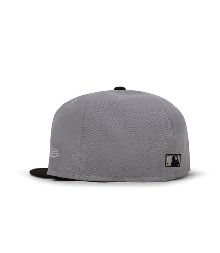 NEW ERA 5950 DODGERS 40TH ANNIVERSARY HAT - GRAY/BLACK NEW ERA