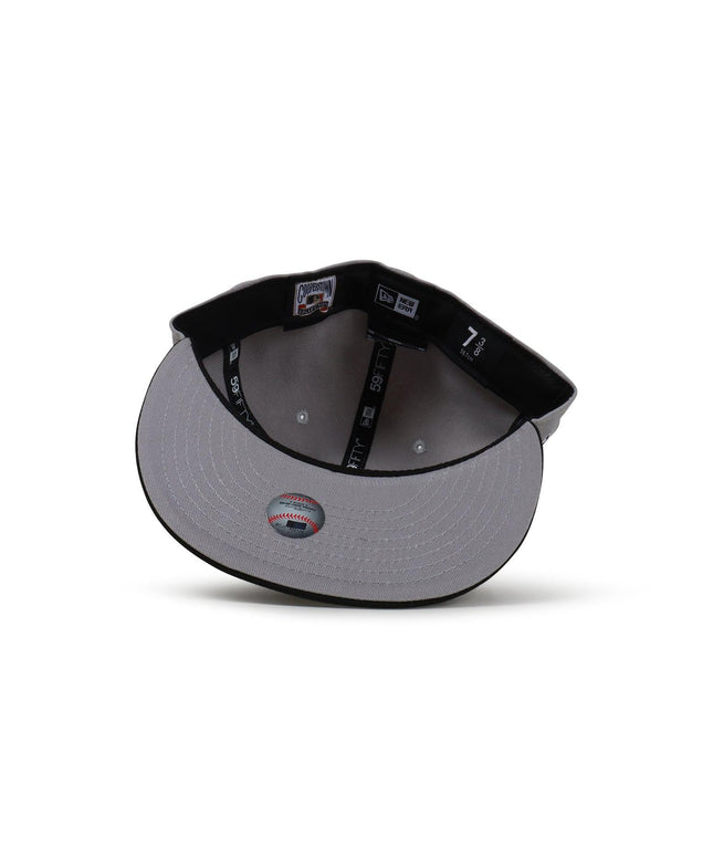 NEW ERA 5950 DODGERS 40TH ANNIVERSARY HAT - GRAY/BLACK NEW ERA