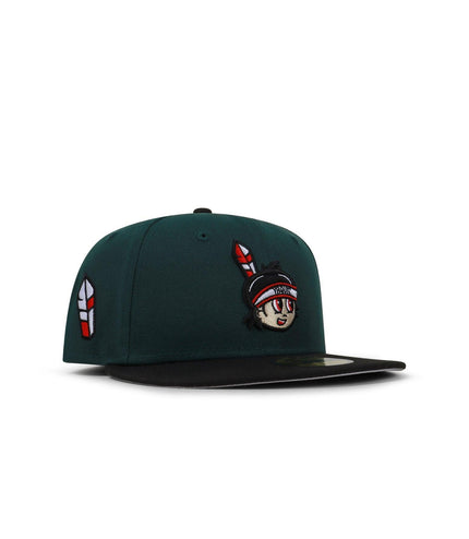 NEW ERA 5950 YAQUIS DE OBREGON HAT - GREEN/BLACK NEW ERA