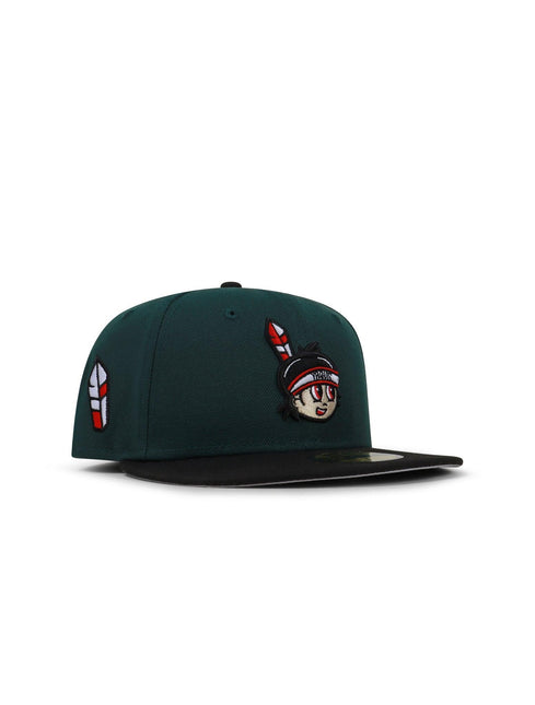 NEW ERA 5950 YAQUIS DE OBREGON HAT - GREEN/BLACK NEW ERA