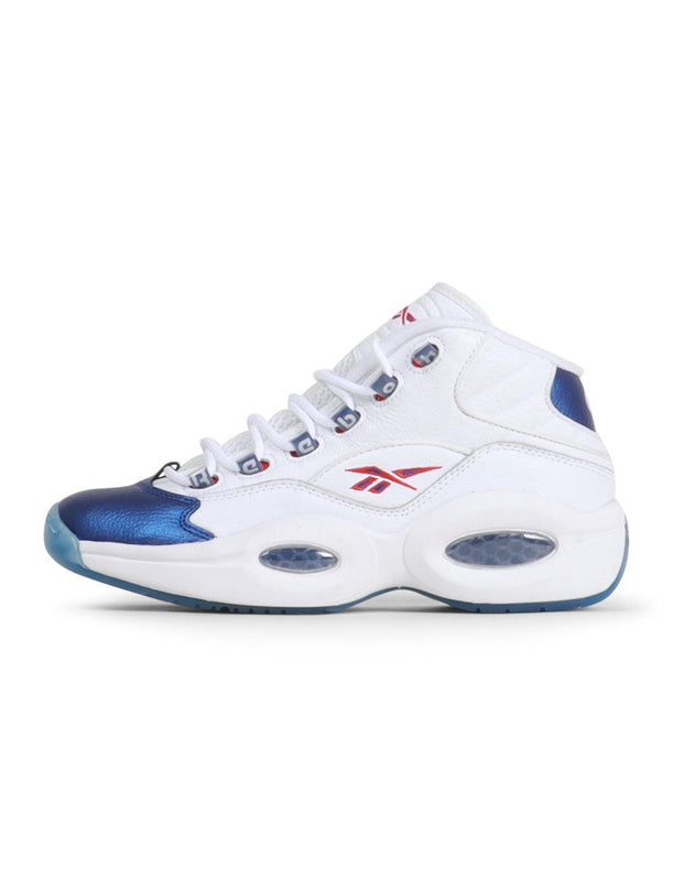 REEBOK MENS QUESTION MID - BLUE TOE REEBOK