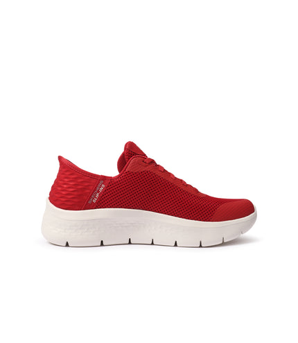 Skechers Womens Go Walk Flex Grand Entry - Red