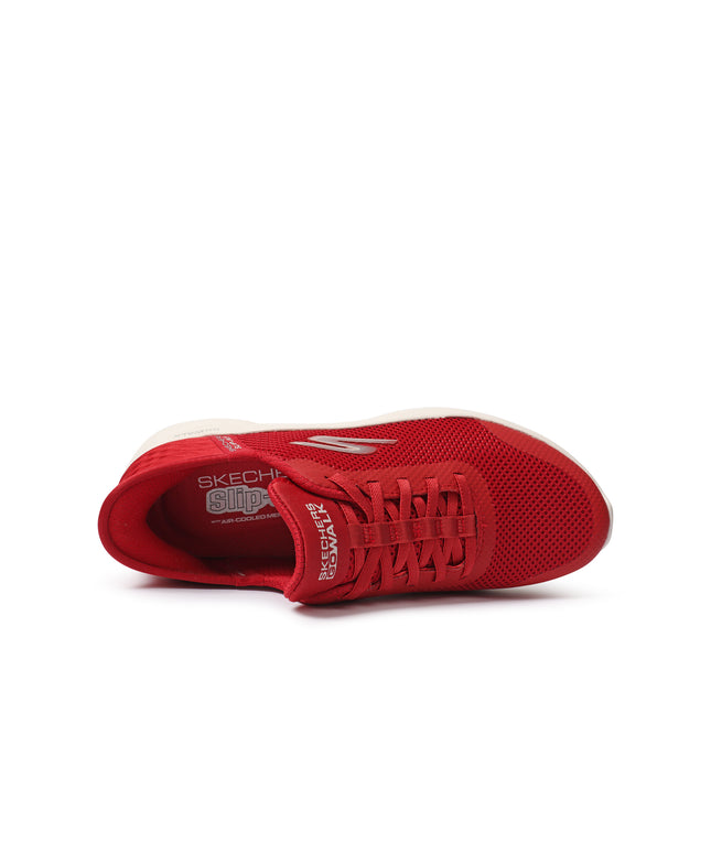 Skechers Womens Go Walk Flex Grand Entry - Red