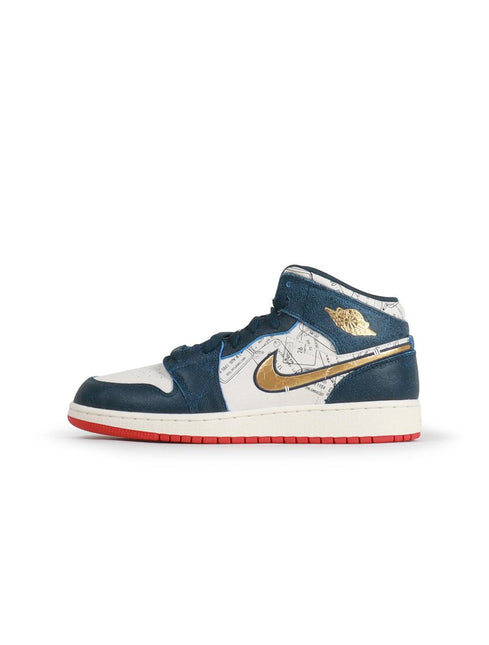 AIR JORDAN BIG KIDS 1 MID SE - ARMORY NAVY AIR JORDAN