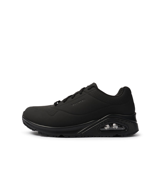 Skechers Womens Work Relaxed Fit Uno SR - Black