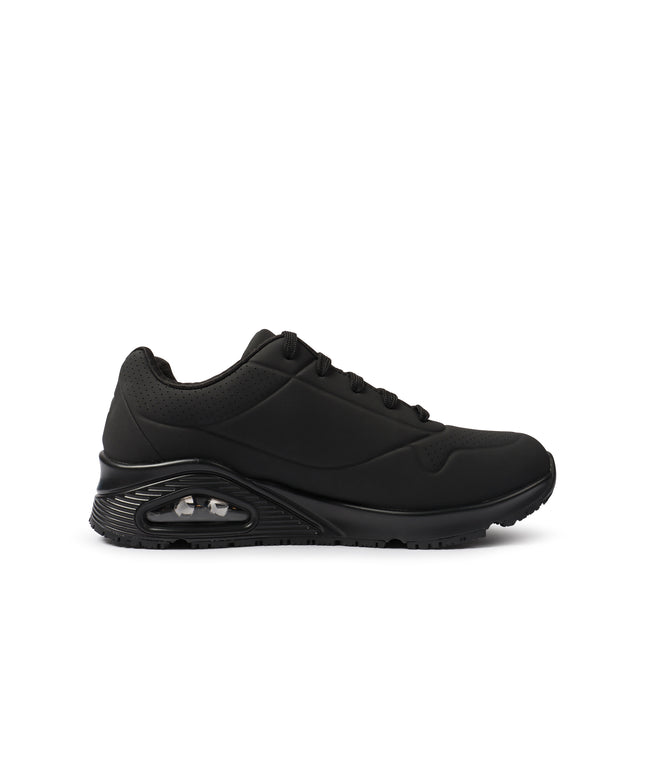 Skechers Womens Work Relaxed Fit Uno SR - Black