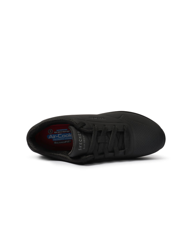 Skechers Womens Work Relaxed Fit Uno SR - Black