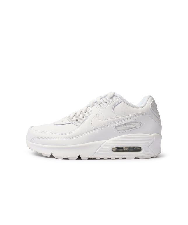 Nike Big Kids Airmax 90 LTR - White/White