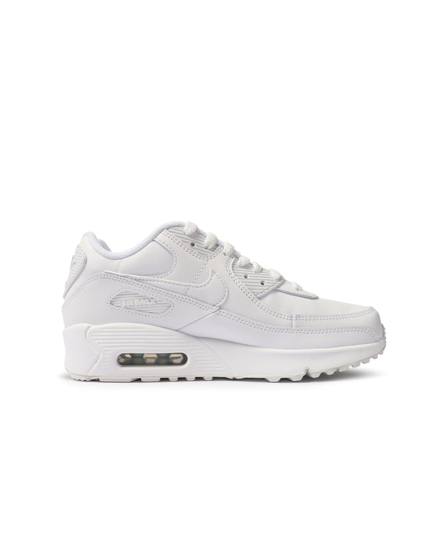 Nike Big Kids Airmax 90 LTR - White/White