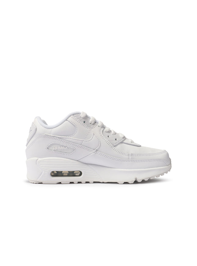 Nike Big Kids Airmax 90 LTR - White/White
