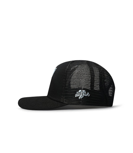 Hidden Hills Shield Trucker Hat - Blue/Green