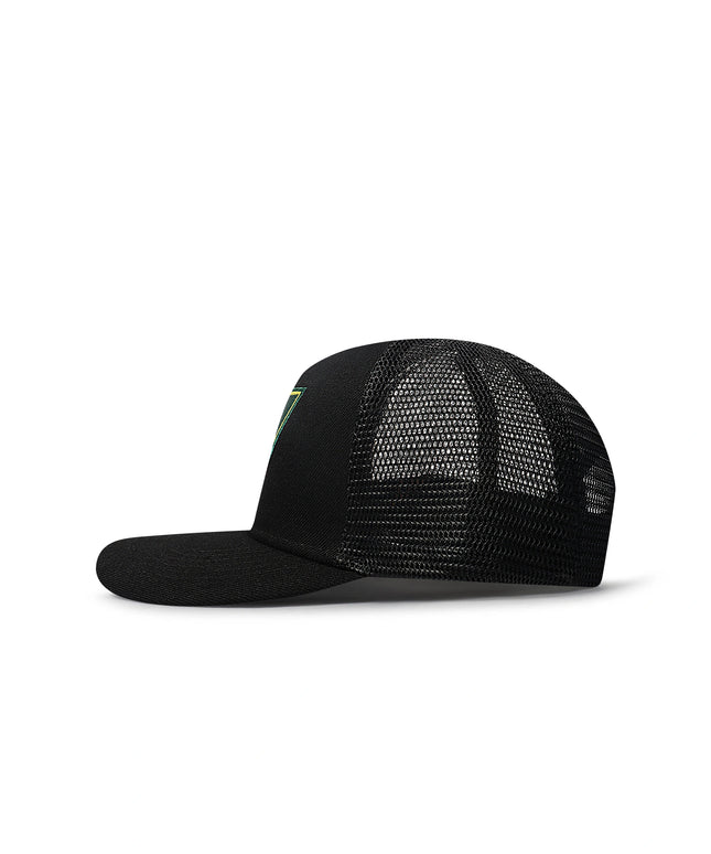 Hidden Hills Shield Trucker Hat - Pink/Green