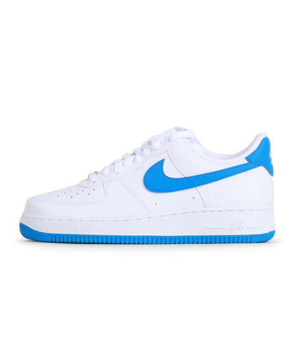 NIKE MENS AIR FORCE 1 '07 - WHITE/PHOTO BLUE NIKE