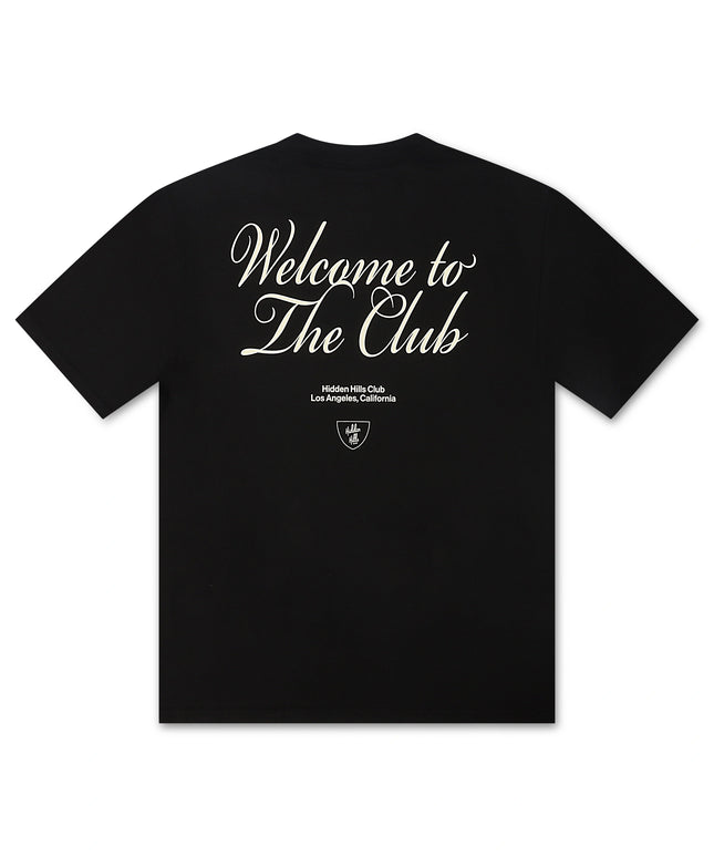 Hidden Hills Welcome to the Club Tee - Black