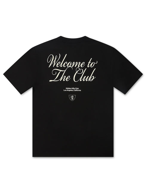 Hidden Hills Welcome to the Club Tee - Black