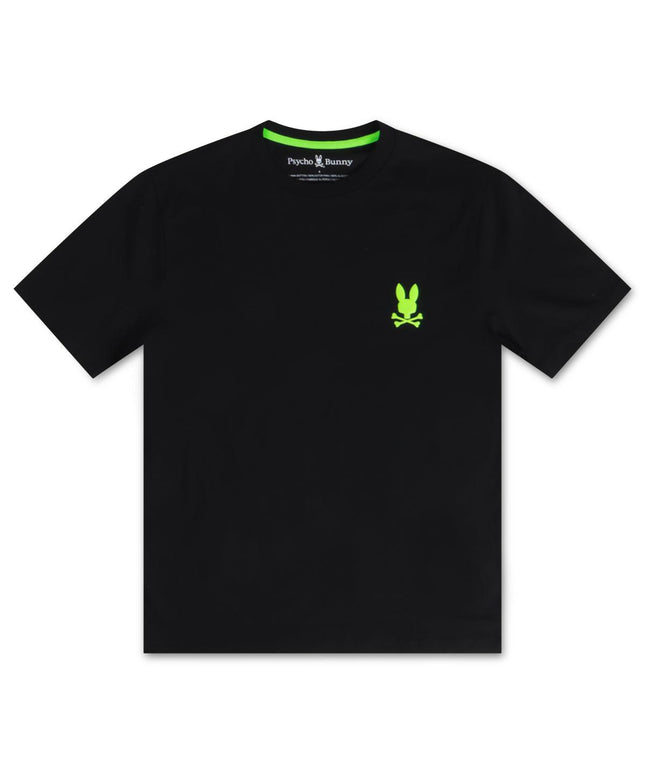 PSYCHO BUNNY MENS MAYBROOK BACK GRAPHIC TEE - BLK PSYCHO BUNNY