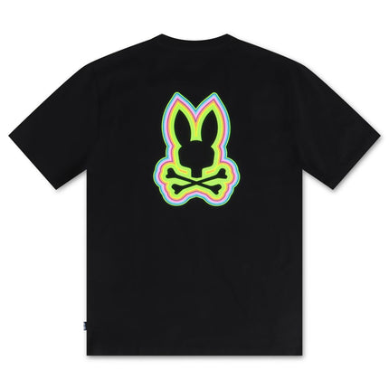 PSYCHO BUNNY MENS MAYBROOK BACK GRAPHIC TEE - BLK PSYCHO BUNNY